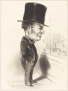 Jean Charles Besnard, 1849. Creator: Honore Daumier