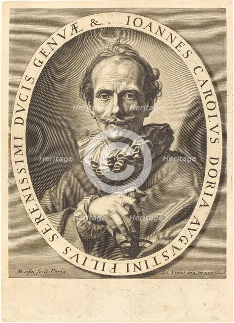 Jean Charles Doria, 1620. Creator: Michel Lasne.