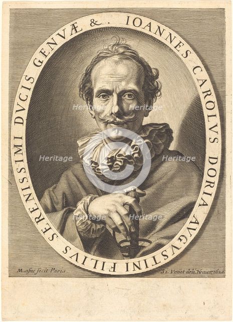 Jean Charles Doria, 1620. Creator: Michel Lasne.