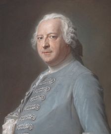 Jean Charles Garnier d'Isle (1697-1755), ca. 1750. Creator: Maurice-Quentin de La Tour
