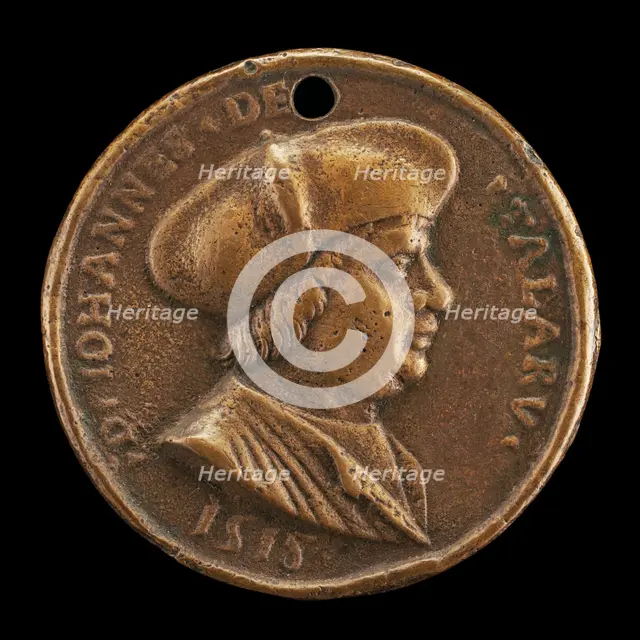 Jean de Talaru, died 1550, Canon of Fourvière 1517, 1518. Creator: Medallist of 1518.