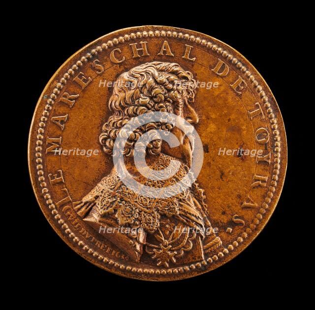 Jean de Caylar de Saint-Bonnet, 1585-1636, Marquis de Toiras, Marshall of France 1630 [obverse], 163 Creator: Abraham Dupre.