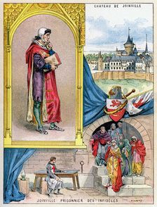 Jean de Joinville, chronicler of medieval France, 1898. Artist: Gilbert