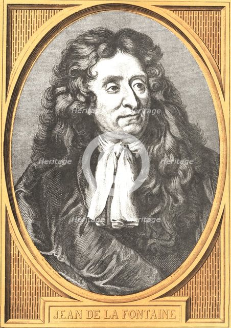 Jean de La Fontaine (1621-1695). Artist: Doré, Gustave (1832-1883)