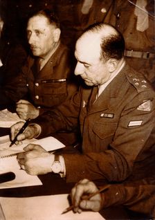 Jean de Lattre de Tassigny, French general, Berlin, May 1945. Creator: Unknown