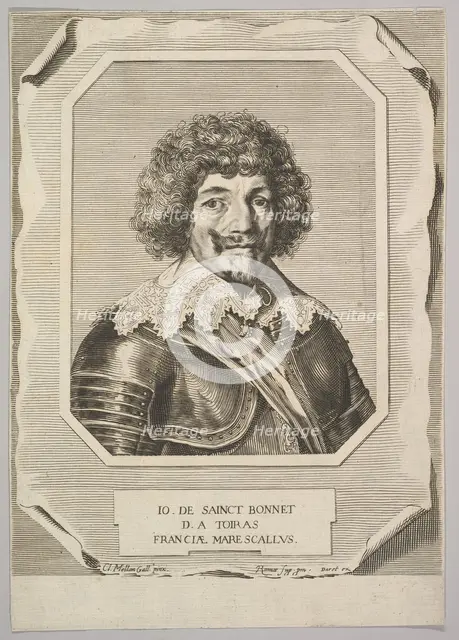 Jean de Saint-Bonnet, marquis de Toiras. Creator: Pierre Daret.