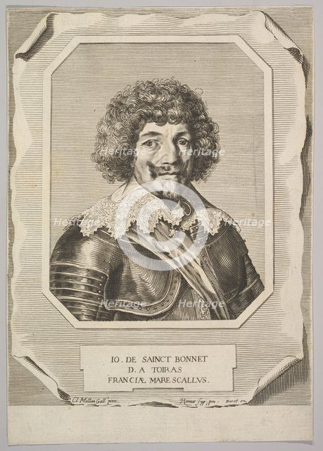 Jean de Saint-Bonnet, marquis de Toiras. Creator: Pierre Daret.