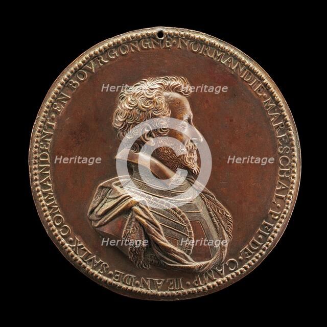 Jean de Saulx, 1555-1629, Viscount of Tavanes and Lugny, and Marquess of Mirabet [obverse], 1614. Creator: Unknown.