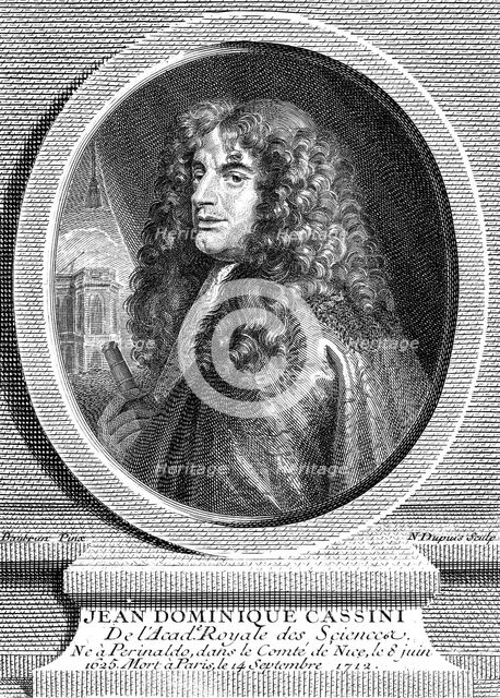 Jean-Dominique Cassini, Italian-born French astronomer, 1777. Creator: Unknown.