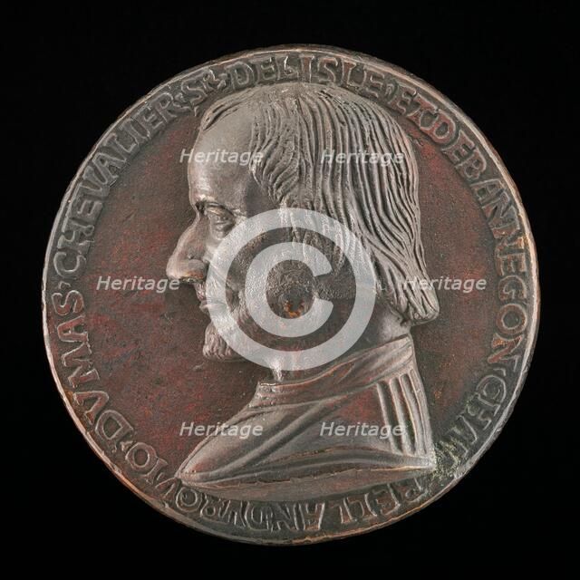 Jean du Mas de l'Isle, died 1495, Councillor of Charles VIII [obverse], 1494/1495. Creator: Niccolo Fiorentino.
