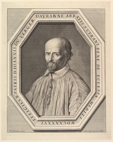Jean Duvergier de Hauranne, abbe de Saint-Cyran. Creator: Jean Morin