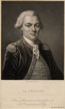 Jean-François de Lapérouse (1741–1788), ca 1820. Artist: Anonymous