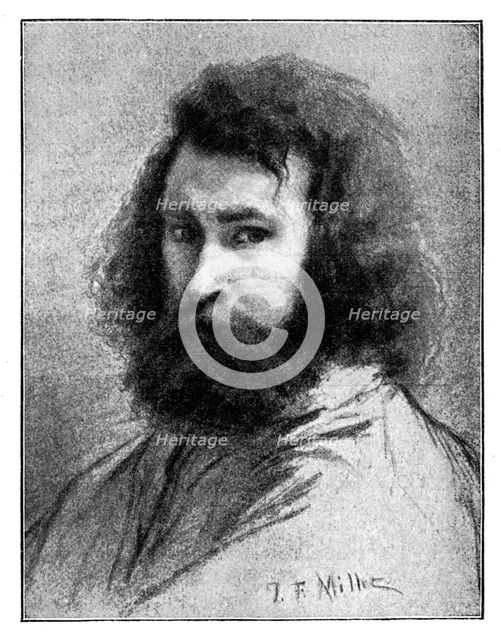 Jean-Francois Millet, 19th century French painter, (1900).Artist: Jean Francois Millet