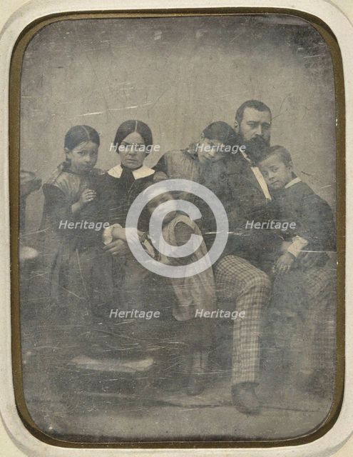 Jean-François Millet and his Family, 1854.