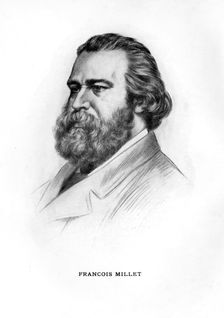 Jean-Francois Millet, French painter, (1912)