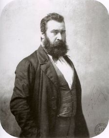 Jean-François Millet, French painter, c1860s. Creator: Nadar