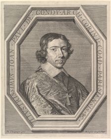 Jean-Francois-Paul de Gondy, coadjuteur de l'archeveque de Paris, futur cardinal de Retz. Creator: Jean Morin