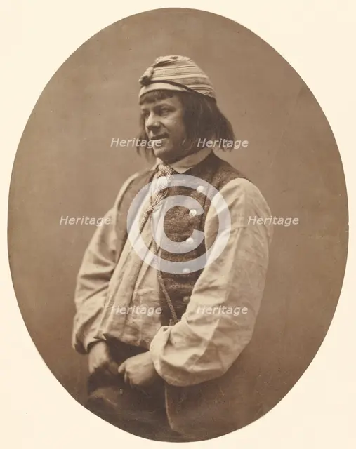 Jean-François Philibert Berthelier, comédien, 1856-1859. Creator: Nadar.