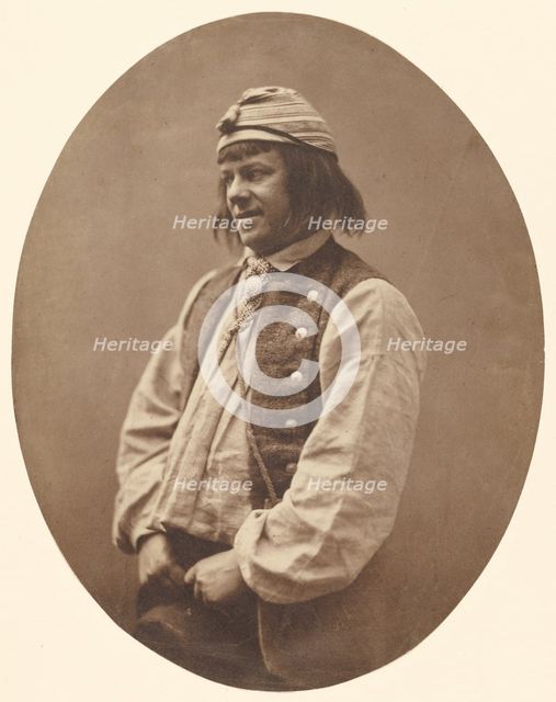 Jean-François Philibert Berthelier, comédien, 1856-1859. Creator: Nadar.