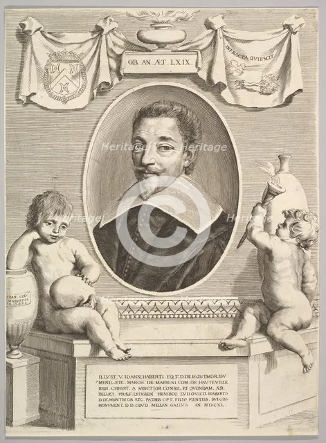 Jean Habert de Montmor, 1640. Creator: Claude Mellan.