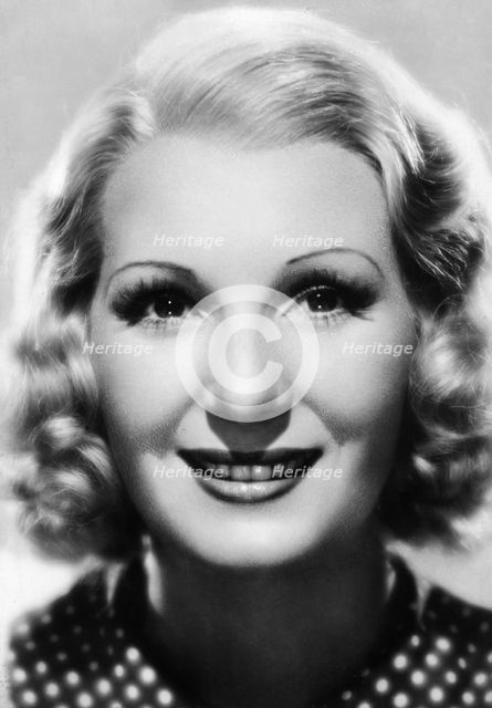 Jean Harlow (1911-1937), American actress, c1930s-c1940s. Artist: Unknown