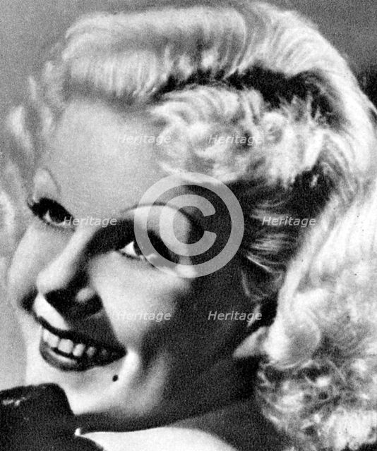 Jean Harlow, American actress, 1934-1935. Artist: Unknown