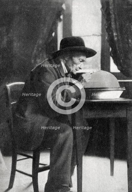 Jean Henri Fabre, French entomologist, 1880. Artist: Unknown