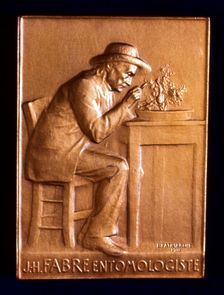 Jean Henri Fabre, French entomologist, 1911. Creator: L Patriarche