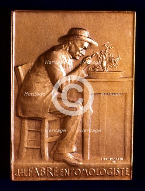 Jean Henri Fabre, French entomologist, 1911. Creator: L Patriarche.