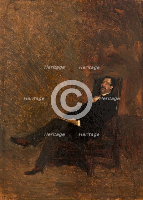 Jean Hippolyte Cartier de Villemessant (1810-1879). Creator: De Nittis, Giuseppe (1846-1884).