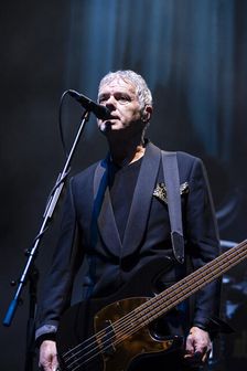 Jean-Jacques Burnel, The Stranglers live at the Royal Albert Hall, Mar 2024. Creator: Annapaola Marchesani
