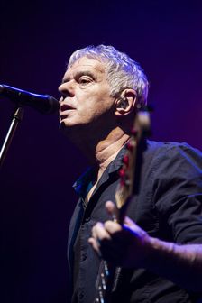 Jean-Jacques Burnel, The Stranglers live at the Royal Albert Hall, Mar 2024. Creator: Annapaola Marchesani