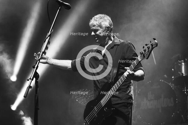 Jean-Jacques Burnel, The Stranglers live at the Royal Albert Hall, Mar 2024. Creator: Annapaola Marchesani.