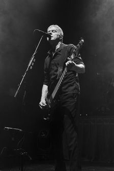 Jean-Jacques Burnel, The Stranglers live at the Royal Albert Hall, Mar 2024. Creator: Annapaola Marchesani