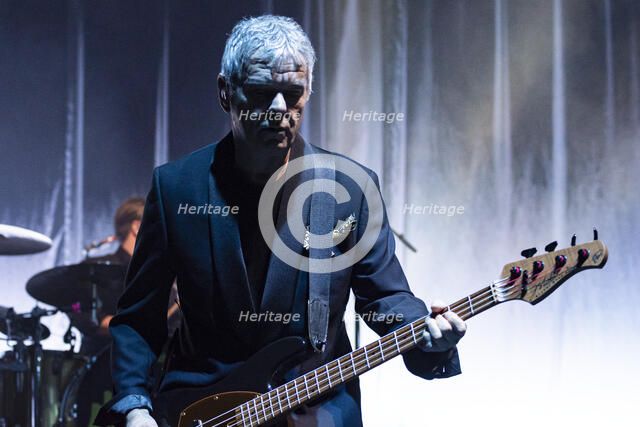Jean-Jacques Burnel, The Stranglers live at the Royal Albert Hall, Mar 2024. Creator: Annapaola Marchesani.