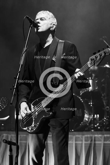 Jean-Jacques Burnel, The Stranglers live at the Royal Albert Hall, Mar 2024. Creator: Annapaola Marchesani.