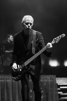 Jean-Jacques Burnel, The Stranglers live at the Royal Albert Hall, Mar 2024. Creator: Annapaola Marchesani