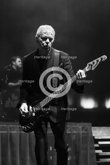 Jean-Jacques Burnel, The Stranglers live at the Royal Albert Hall, Mar 2024. Creator: Annapaola Marchesani.