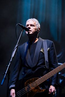 Jean-Jacques Burnel, The Stranglers live at the Royal Albert Hall, Mar 2024. Creator: Annapaola Marchesani