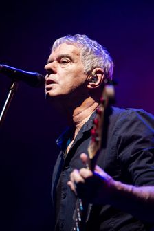 Jean-Jacques Burnel, The Stranglers live at the Royal Albert Hall, Mar 2024. Creator: Annapaola Marchesani