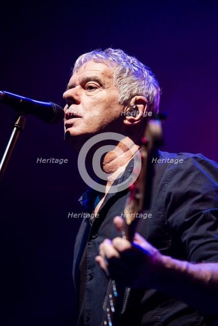 Jean-Jacques Burnel, The Stranglers live at the Royal Albert Hall, Mar 2024. Creator: Annapaola Marchesani.
