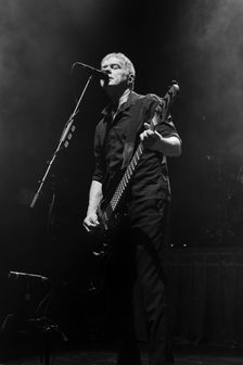 Jean-Jacques Burnel, The Stranglers live at the Royal Albert Hall, Mar 2024. Creator: Annapaola Marchesani