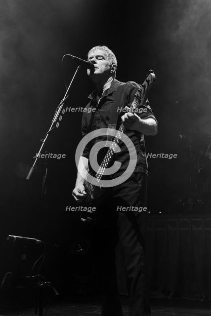 Jean-Jacques Burnel, The Stranglers live at the Royal Albert Hall, Mar 2024. Creator: Annapaola Marchesani.