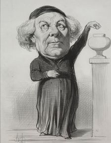 Jean Jacques Fayet, Bishop of Orleans, 1849. Creator: Honoré Daumier (French, 1808-1879)
