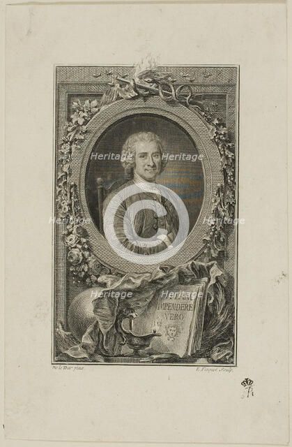 Jean Jacques Rousseau, 1764/72. Creator: Etienne Ficquet.