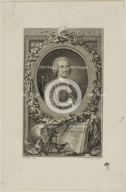 Jean Jacques Rousseau, 1764/72. Creator: Etienne Ficquet.