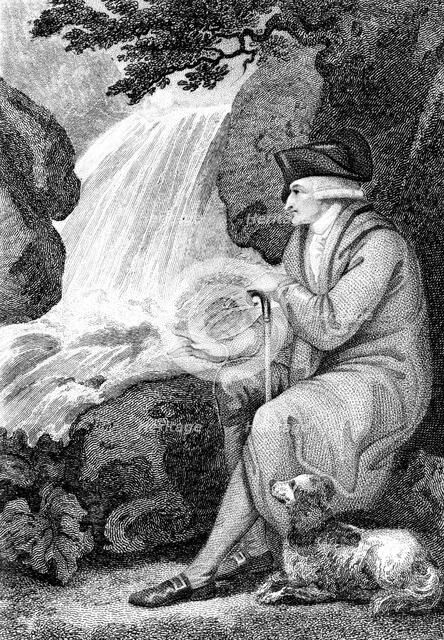 Jean-Jacques Rousseau, French political author, 1787. Artist: Unknown