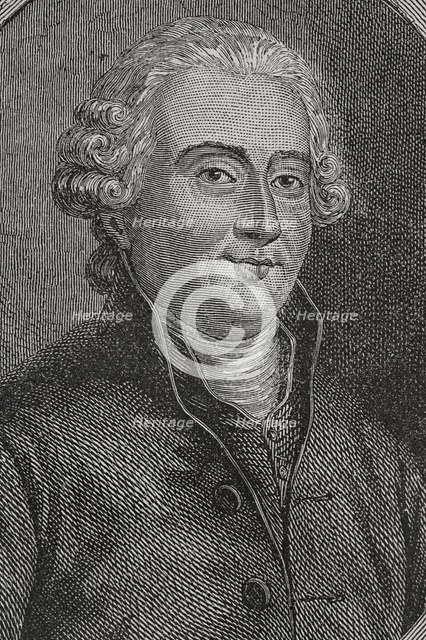 Jean Joseph Dussault (Jean François Joseph Dussault) (1769-1824), French journalist..., 1876.  Creator: Pannemaker.