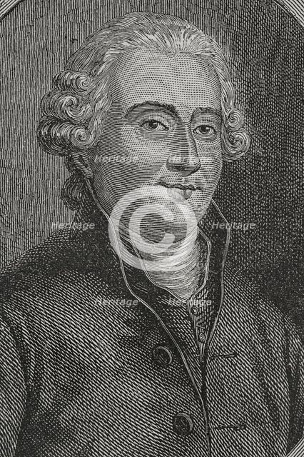Jean Joseph Dussault (Jean François Joseph Dussault) (1769-1824), French journalist..., 1876.  Creator: Pannemaker.