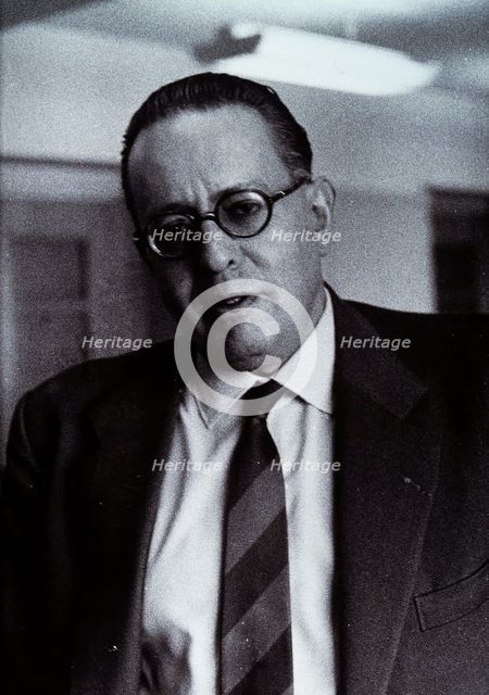 Jean-Joseph Schneider, c1960s. Creator: Leonard Jan Bruce-Chwatt.